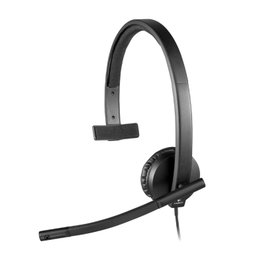 Logitech H570e Mono Auriculares con Micrófono USB Negro